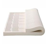 100% Natural Thick Rubber Mattress Topper 180 x 90 cm Lattice Design Comfort Solution for Bedroom Relieves Shoulder and Back Pain Sleep Better Tonight
