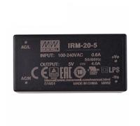 100%-NEW IRM-20-24 IRM-20-12 IRM-20-5 IRM-20-3.3 IRM-20-15 IRM-20 20W 5V 12V 24V AC-DC PCB-Mount Power Module(IRM-20-15V)