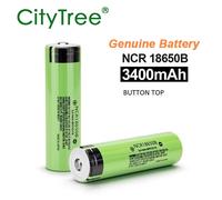 100% New Original NCR18650B 3.7V 3400mAh 18650 Lithium Top Button Rechargeable Battery for Flashlight 8pcs 18650