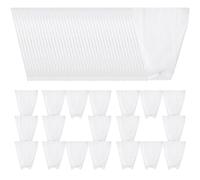 100 Nursery Growing Bags - Non-woven Plant Seedling Bags Bio degradable Fabric Grow Breeding Bags For Saplings, Flowers, Fruits, Vegetables Seed