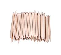 100 × Nuticle Pusher Remover Wooden Nail Sticks for Manicure Pedicure Home or Salon Won'e T Break Easi Orangewood