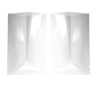 100 Open Top Bags Flat Pouch Both Side Clear Transparent Packaging Heat Seal-able Bag (20x30CM (7.9x11.8 inch))