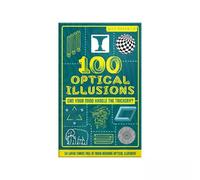 100 Optical Illusions Card Pack - 50 Double-Sided Cards with Mind-Bending Visual Puzzles | Brain Teaser & Family Game Night Entertainment