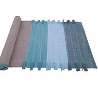 100% Organic Anti Skid Cotton Yoga Mat - Eco-Friendly Hand-Woven Rug - Non-Slip & Thick (24”x72”x5mm) for Everyday Fitness at Home - Comfortable Extra-Long (Multi 2)