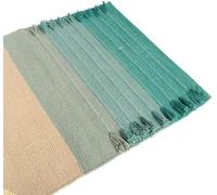 100% Organic Anti Skid Cotton Yoga Mat - Eco-Friendly Hand-Woven Rug - Non-Slip & Thick (24”x72”x5mm) for Everyday Fitness at Home - Comfortable Extra-Long (Multi 1)