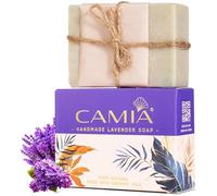 100% Organic Handmade Lavender Soap For Bath | Natural Soap for Healthy Skin & Relieving Stress | Suitable for All Skin Types | Free from Chemical, Sulphate & Paraben | 125 Gm