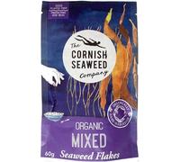 100% Organic Mixed Seaweed Flakes by The Cornish Seaweed Company | 60g Pouch | Kelp and Sea Spaghetti | 100% Organic Cornish Seaweed