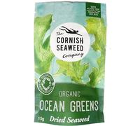 100% Organic Ocean Greens Dried Seaweed by The Cornish Seaweed Company | 15g Pouch | Add to salads | 100% Organic Cornish Seaweed
