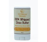 100% Organic Unrefined Whipped Shea Butter (Body Balm) 14g, by WithNature Skincare