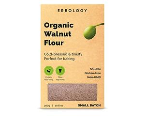 100% Organic Walnut Flour 300g - Cold-Pressed Raw Walnuts - Small Batch - Sustainably Straight from Farm in Transylvania - Non-GMO - Recyclable Packaging