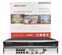 100% Original HIKVISION 12MP 8CH 1U 8POE NVR DS-7608NXI-K2/8P AcuSense Recorder