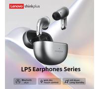 100% Original Lenovo LP5 Pro Wireless Bluetooth 5.4 Earphones LP5 Gaming Earbuds Sports Headphones Low Latency Headset With Mic LP5 Gray