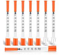 100 Pack, 0.3ml 30G × 1/2" (0.30 × 13 mm), U-100 Precision Measuring