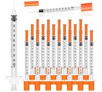 100 Pack 0.5ml 31Gx8mm Disposable Measuring & Dispensing Tools, Individually Wrapped Lab Accessories, Pet Liquid Feeding Dropper