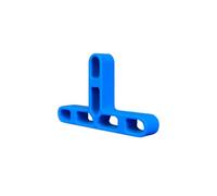 100-Pack 1/4" Plastic Spacers for Tile & Brick Non-Slip Masonry Clips for Flooring, Construction, DIY/Pro Use (Blue)