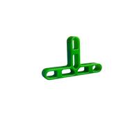 100-Pack 1/4" Plastic Spacers for Tile & Brick Non-Slip Masonry Clips for Flooring, Construction, DIY/Pro Use (Green)