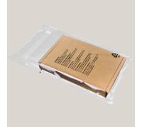 100 pack(12 X 16 Inch) CPP Garment bags, clear cellophane plastic recyclable self seal packaging bags with printed warning, clothing, t-Shirts, gifts and more