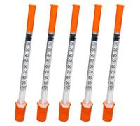 100 Pack 1ml 30G 13mm Precision Plastic Multiple Uses Measuring Tools, Laboratory Accessories, Individually Sealed Packaging
