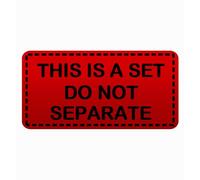 100 Pack 2x1 Inch Red Shipping Labels - 'Do Not Separate This is A Set' Packaging Stickers for Shipping & Handling
