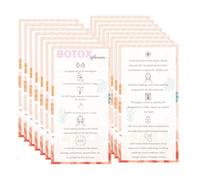 100 Pack 2x3.5 Inch Botox Aftercare Card Facial Aftercare Instruction