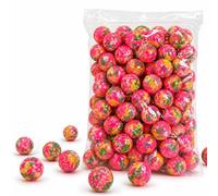 100 Pack 38mm Mixed Colour Ping Pong Balls, Table Tennis Balls for Beer Pong, Party Games, Table Tennis Practice, White Multicolour or Pink Mixed Colours, Colour: Pink Multicolor