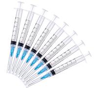 100 Pack 3ml/cc Plastic Tube Lab Dispensing Tools, Individually Packaged for Essential Oils, Lubricants, Sealants and More (3ML-23#, 100)