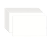 100 Pack 3''x5'' White Blank Cardstock Paper - 80lb Heavy Duty Card Stock for Printer Postcard, Photo Paper, Syllable Boards - Make Thank You, Greeting, Notes, Index Cards, Draw, Write,DIY Card Making