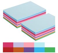 100 Pack 4x6 Cardstock Paper, 80lb Colored Cardstock Blank Index Cards Thick Paper Heavyweight Cardstock for Card Making, Invitations, Printer, Postcards, Scrapbook Supplies(10 Colors)