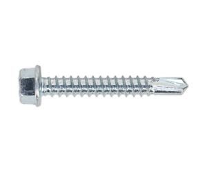 100 PACK 5.5 x 38mm Self Drilling Hex Head Screw - Zinc Plated Fixings Screw