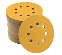 100 Pack 5 Inch Sanding Discs - 40-800 Grit Hook and Loop Aluminum Oxide Sandpaper for Orbital Sanders 8 Hole devise(80grit)