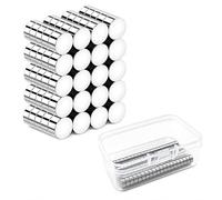 100 Pack 5x3mm Premium Neodymium Round Disc Magnets, Mini Rare Earth Magnets with Storage Box for Whiteboard, Fridge, Crafts and DIY Projects