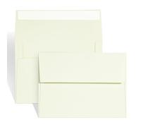 100 Pack A7 Invitation Envelopes Ivory 5x7 - Self Seal Square Flap Perfect for 5x7.4 inch Cards Weddings Birthday Invitations Graduation
