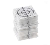 100 Pack Acrylic Total Station Reflective Target Sheets, Surveying Reflector Markers for Construction Measurement, Bridge and Tunnel Monitoring, Building(2cm*2cm)