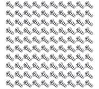 100 Pack Aluminum Boat Rivets 3/16" Diameter X 1/2" Length Solid Round Head Rivets Brazier Head Solid Aluminum Rivet Round/Dome Head Rivet for Repairing Boats Automobile Industry