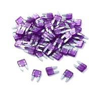 100 Pack Auto Fuses 3 AMP APM/ATM 32V Mini Blade Style Fuses 3A Short Circuit Protection Car Fuse (3 AMP)