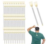 100 Pack Back Scratchers Bulk, Extendable Telescopic Back Scratcher with Stainless Steel Handle, Retractable Scratching Tool for Adults Party Bags Wedding Favours Office Giveaways