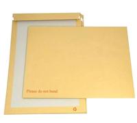 100 Pack - C3 / A3 - Board Backed Envelopes 'Please Do Not Bend' - 457mm x 324mm | Peel & Seal Manilla Rigid Envelopes | Posting Mailing Secure Documents Certificates