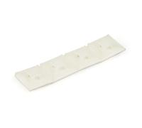 StarTech.com 100 Pack Cable Tie Mounts with Adhesive Tape for 0.13 in. (3.2 mm) Wide Ties - Nylon/Plastic Zip Tie Mounts - Electrical/Network Cable Wrap Mounts / 94V-2 Fire & UL Rated TAA