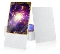 100 Pack Card Sleeves, Matte Dual Penny Trading Card Sleeves, Non-Transparent Back Soft Card Protector Sleeves for Sports, TCG, MTG and Standard Cards(Transparent)