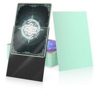 100 Pack Card Sleeves, Matte Dual Penny Trading Card Sleeves, Non-Transparent Back Soft Card Protector Sleeves for Sports, TCG, MTG and Standard Cards(Turquoise)