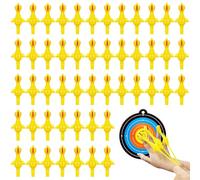 100 Pack Chicken Finger Erasers, Stretchy Chicken Toys, Funny Stretchy Joke Toys for Christmas, Novelty Gifts, Thanksgiving Activities