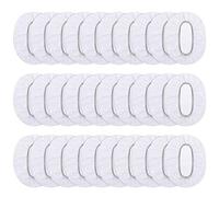 100 Pack Clear Disposable Ear Protectors Waterproof Ear Covers for Hair Dye, Shower, Bathing