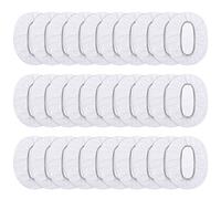 100 Pack Clear Disposable Ear Protectors Waterproof Ear Covers for Hair Dye, Shower, Bathing