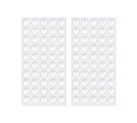 100-Pack Clear Soft Close Pads,Self-Adhesive Silicone Bumpers for Cabinets, Doors & Furniture, Noise-Reducing, Scratch-Protective Rubber Feet (6mm/0.24in)