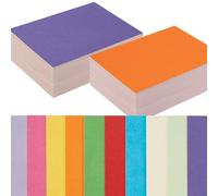 100 Pack Colorful Thick Paper Cardstock Blank Colored Cards Stock, 4x6