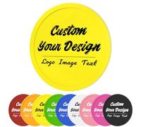 100 Pack Custom Poker Chips, Personalized Your Own Logo/ Image/Text on Chip, Double Sided Full Color Print Custom Drink Chips, Good for Casino Night, Bar Drink Token and Bachelor Party (Yellow)