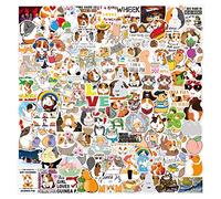 100 Pack Cute Lovely Guinea Pig Stickers,Vinyl Sticker Gift for Kids Teens Children Adults, Waterproof Lazy Stickers for Laptop Water Bottle Computer Car Bicycle Helmet Skateboard Journal