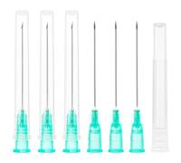 100/Pack Dispensing Needles, Stainless Steel Needle Accessories for Scientific and Industrial Measuring, Refilling Inks (21G 38MM)