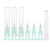 100/Pack Dispensing Needles, Stainless Steel Needle Accessories for Scientific and Industrial Measuring, Refilling Inks (32G 4MM)