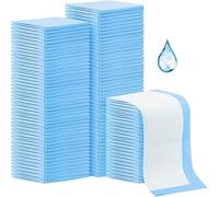 100 Pack Disposable Changing Pads,13X18 inch Baby Disposable Underpads,High Absorbent Diaper Changing Pads,Waterproof Disposable Pads,Leak Proof Breathable Underpads for Adult Baby Pets (Blue)